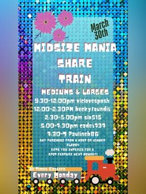 Midsize Mania Share Show Train w/feature @rlaz